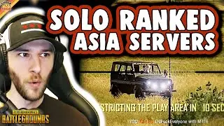 chocoTaco Tries Ranked Solo on Asia Servers - PUBG Erangel Gameplay