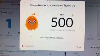 Progress update tier up 500 merch by amazon MbA