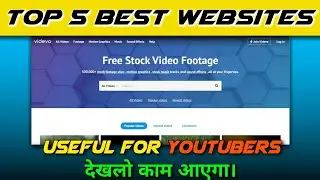 5 Best website for youtubers || V.y. Creators