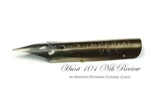 Hunt 101 Calligraphy Nib Review by Master Penman Connie Chen