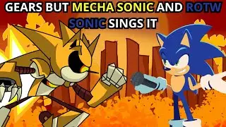 I Created a Custom Mecha Sonic Chromatic :3 (FNF Gears But Mecha Sonic And Sonic ROTW Sings It!🎶🎶🖤)