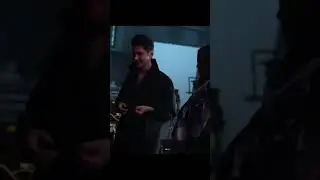 На съёмках клипа 