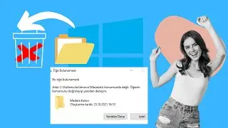 Silinemeyen Dosya ya da Klasör Silme  | %100 Programsız Çözüm! 2022