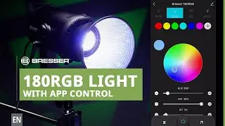BRESSER 180RGB COB LED LIGHT - with APP CONTROL