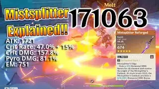 Mistsplitter Reforged is Ridiculously OP and here is Why... | Genshin Impact 2.0