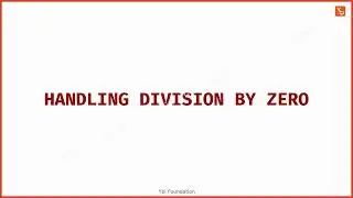 Python Handling Division by Zero | Python Programming | English