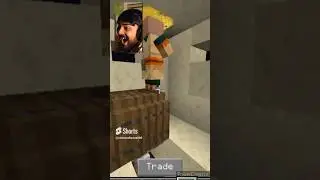 mutahar laughing at the villager #shorts #ytshorts #bblocks #minecraft