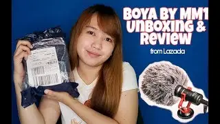 UNBOXING and REVIEW of BOYA by MM1 VLOGGING MICROPHONE | May Ann Gonzales