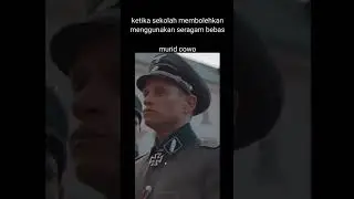 cowo/cewe ketika memakai seragam bebas ke sekolah
