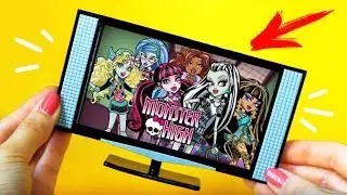 TV for dolls DIY 💖 Furniture for Dollhouse 💖 AnnaOriona