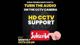 SUPPORT 101 - HOW TO TURN AUDIO ON YOUR CCTV CAMERA DMSS