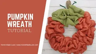 DIY Pumpkin Wreath Tutorial