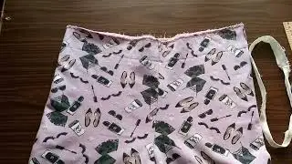 👖👧Как я удлинила верхнюю часть трикотажных брюк с резинкой на поясе.