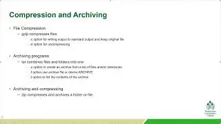 Linux Fundamentals 7.2: Archiving and Compression