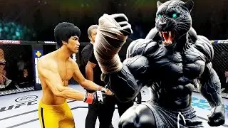 UFC 4 | Bruce Lee vs. Black Panther | EA Sports UFC 4