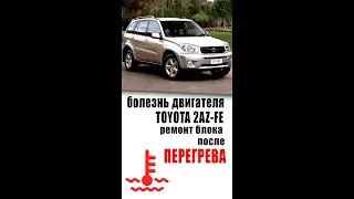 Итоги работы по ремонту двигателя 1az fe на toyota rav 4 после перегрева. 