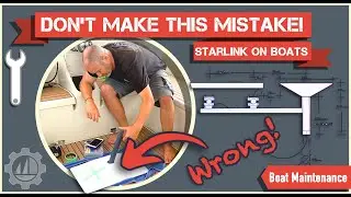 #Starlink on Boats, Making and Installing a DIY Dish Mount and Disabling Motor for a Sailboat