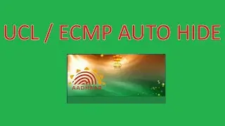 How to solve Aadhaar UCL / ECMP Client auto hide issue ||