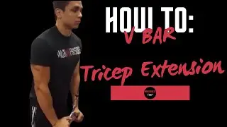 V Bar Tricep Extension