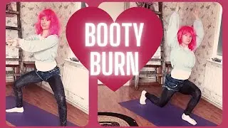 Squats & Lunges | Booty Burn 1 | Soft Spoken (w/ music)