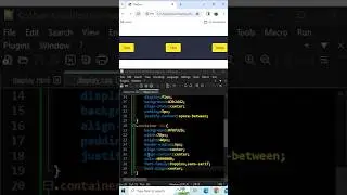 Css Flexbox \ Space-between \.. #css #code