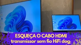 Isso vai mudar a sua vida! Transmissor de vídeo sem fio HDMI 1080p HiFi dog 2HD