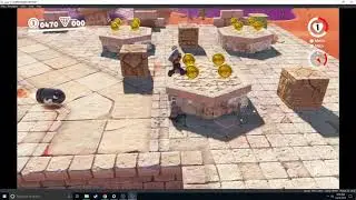 Yuzu 11 - Mario Odyssey  - Sand Kingdom  - 6700k 4.5Ghz GTX 1080  - No Shader Cache
