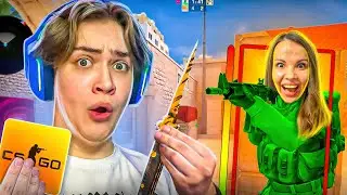 ДУЭЛЬ ПРОТИВ КОТИ в КС ГО на SANDSTONE! НО Я ЗАТРОЛЛИЛ ЧИТАМИ в CS:GO