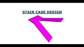 How to create a stair case design in STAAD.PRO.V8i (select series 5)
