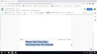 How To Insert Footer In Google Docs
