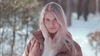 Winter walk with Olga