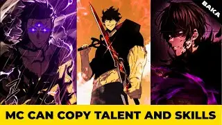 Top 10 Manhwa and Manhua with Skill Copycat Protagonists