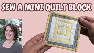 Miniature Quilt Tutorial Quilt along | Mini Quilt 8 Quilting Tutorial with Faodail Creation