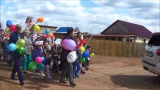 Парадное шествие 9 мая 2017г  п  Речушка