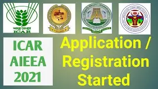 ICAR AIEEA 2021 Notification Released by NTA