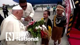Pope Francis lands in Indonesia to start Asia-Pacific tour
