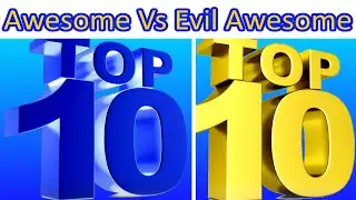 Friday Night Funkin' - Evil Top 10 Awesome V.S. Top 10 Awesome - FNF MODS [VERY HARD] (Fixed)