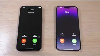 iPhone 14 Pro Max Real vs iPhone 14 Pro Max Copy Incoming Call
