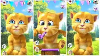 Talking Ginger Cat Eating 🎂🍓🎂🍓🎂🍓🎂🍓🎂