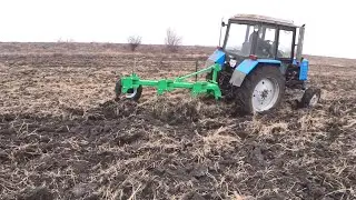 Плуг Велес Агро вскрывает целину. Как отбить межу пая