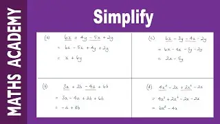 How to Simplify Algebraic Expressions