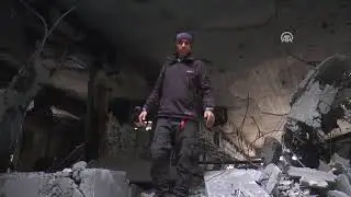 Saddam'ın köşkü harabeye döndü   MUSUL  23 01 2017