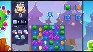 Candy Crush Saga Level 532  - Sugar Stars,  4 Moves Completed, No Boosters
