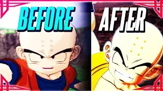 Sparkling ZERO: MOVESET: Krillin Comparison Tenkaichi 4 - ATTACKS & Ultimate Attacks