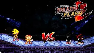 SSF2 Mods: Super Sonic and Shadow vs Dark Sonic and Shadow