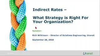 Indirect Rates – What Strategy is Right For Your Organization