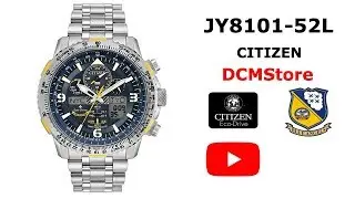 JY8101-52L Citizen Skyhawk AT Blue Angels Titanium