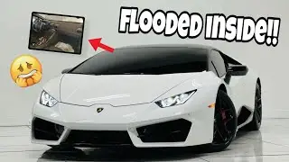 LAMBORGHINI FLOODED INSIDE *THIS DEALERSHIP TRIED TO SCAM ME*