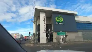 Driving to Launceston