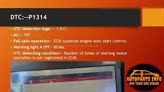 DTC P1314 In #Dzire #Wagon_R